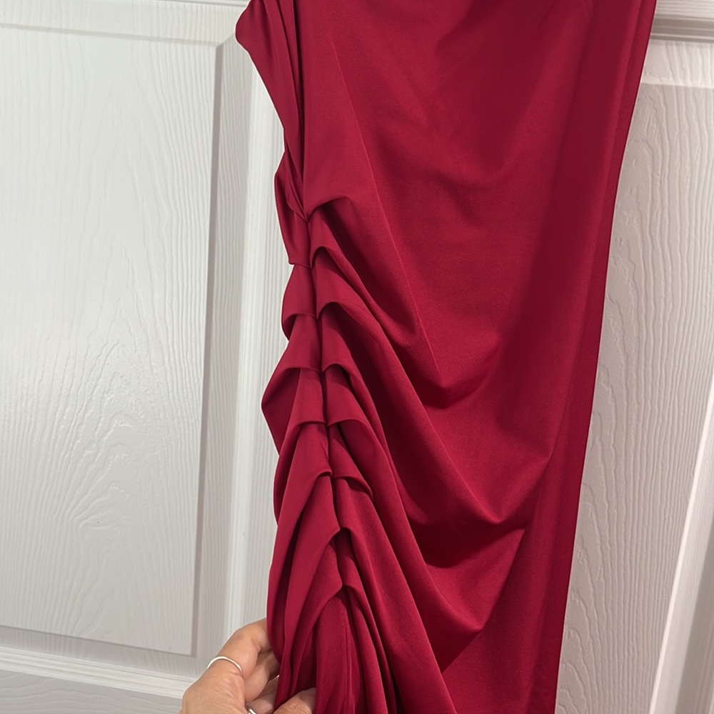 NEW WITH TAGS RED COWL NECK MAXI - Picture 5 of 7